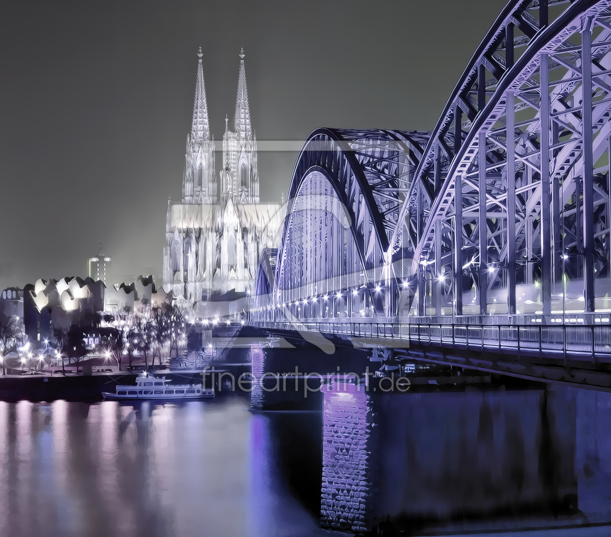 Bild-Nr.: 10076865 Köln Stadtansicht - Flame erstellt von Galerie-Fotoeffekt