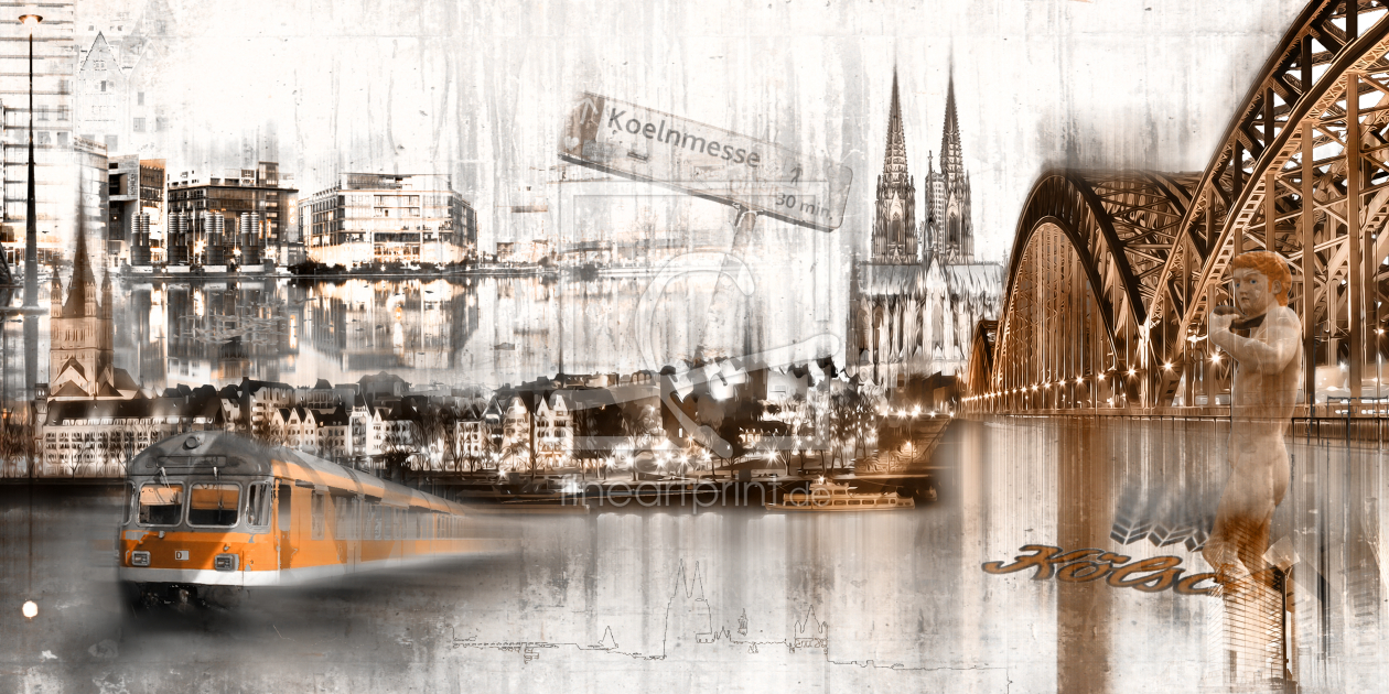 Bild-Nr.: 10124442 Köln Stadtansicht erstellt von Galerie-Fotoeffekt