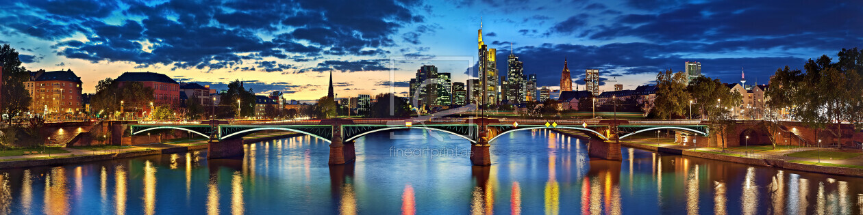 Bild-Nr.: 10454696 Sunset Skyline Frankfurt/Main erstellt von FineArtImages