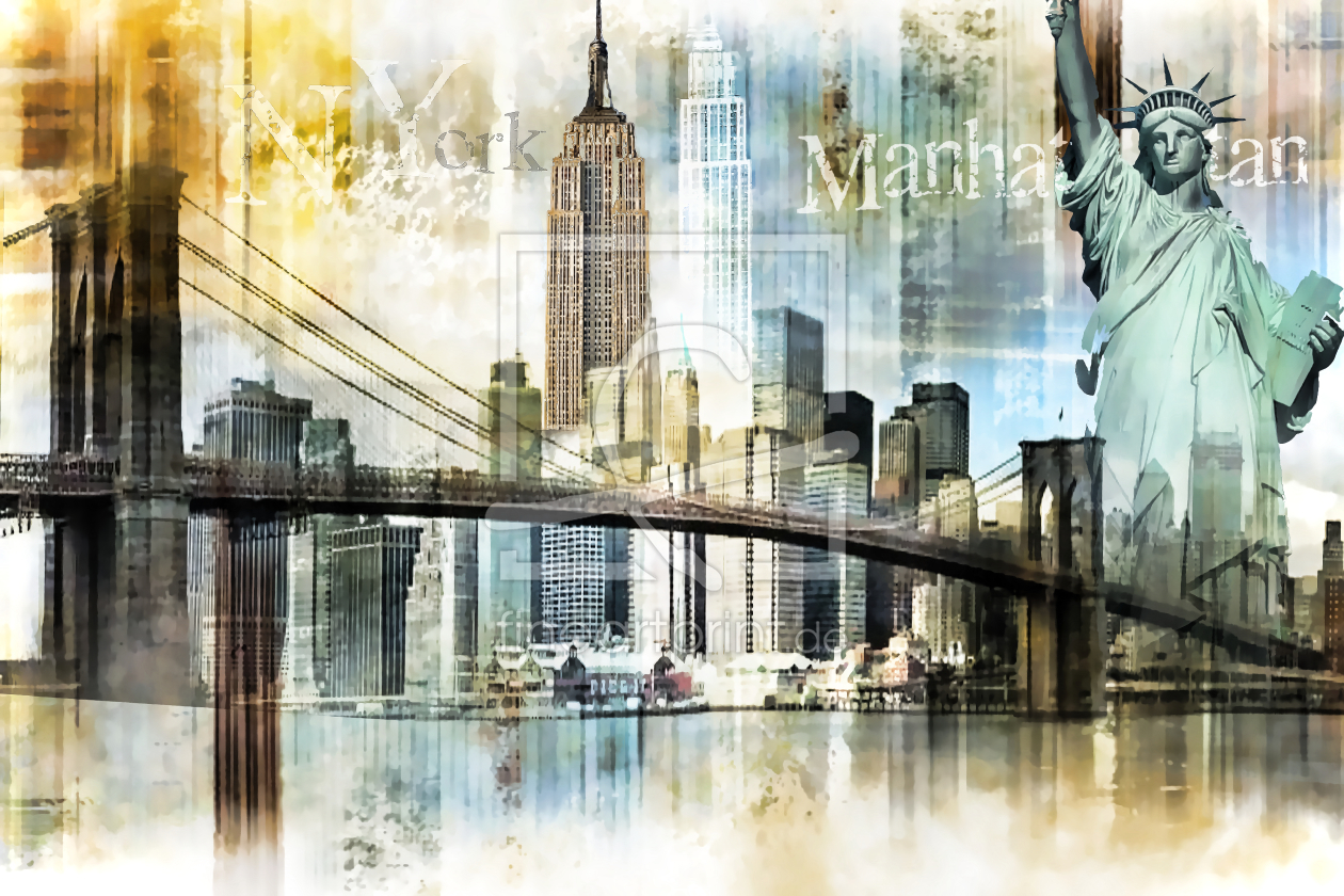Bild-Nr.: 10544985 New York Skyline Abstrakt erstellt von Galerie-Fotoeffekt