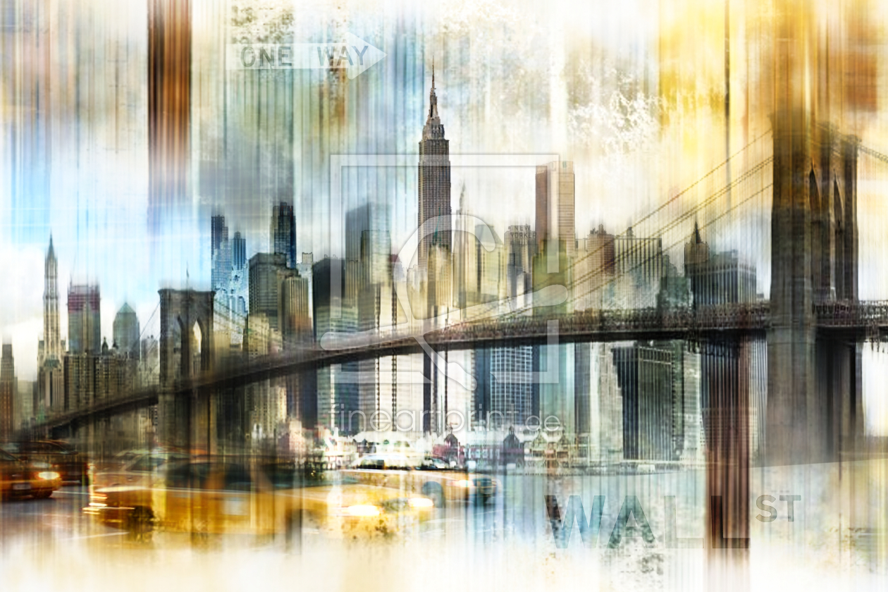 Bild-Nr.: 10552549 New York Skyline Abstrakt Fraktal erstellt von Galerie-Fotoeffekt