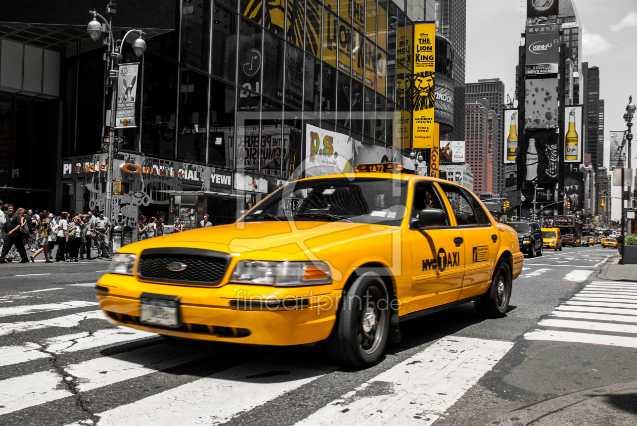 Bild-Nr.: 10560189 NYC: Yellow Cab am Times Square erstellt von hannes cmarits