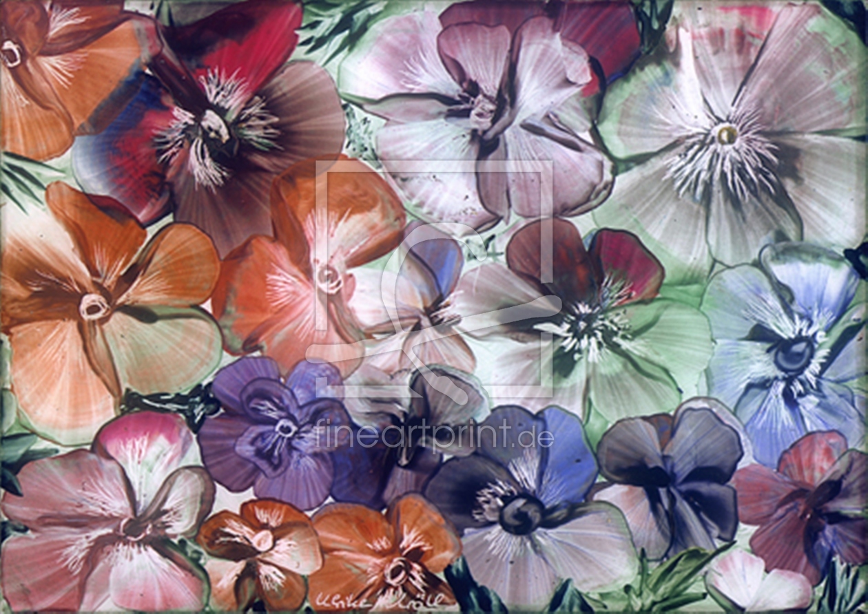 Bild-Nr.: 10563531 Sommerblüten - Encaustic erstellt von Ulrike Kröll
