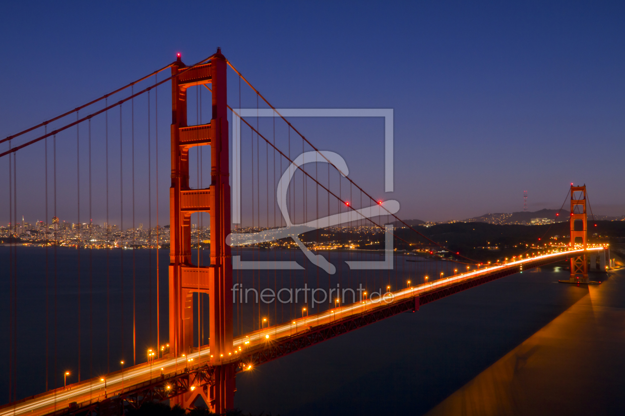 Bild-Nr.: 10658796 Golden Gate Bridge by Night erstellt von Melanie Viola