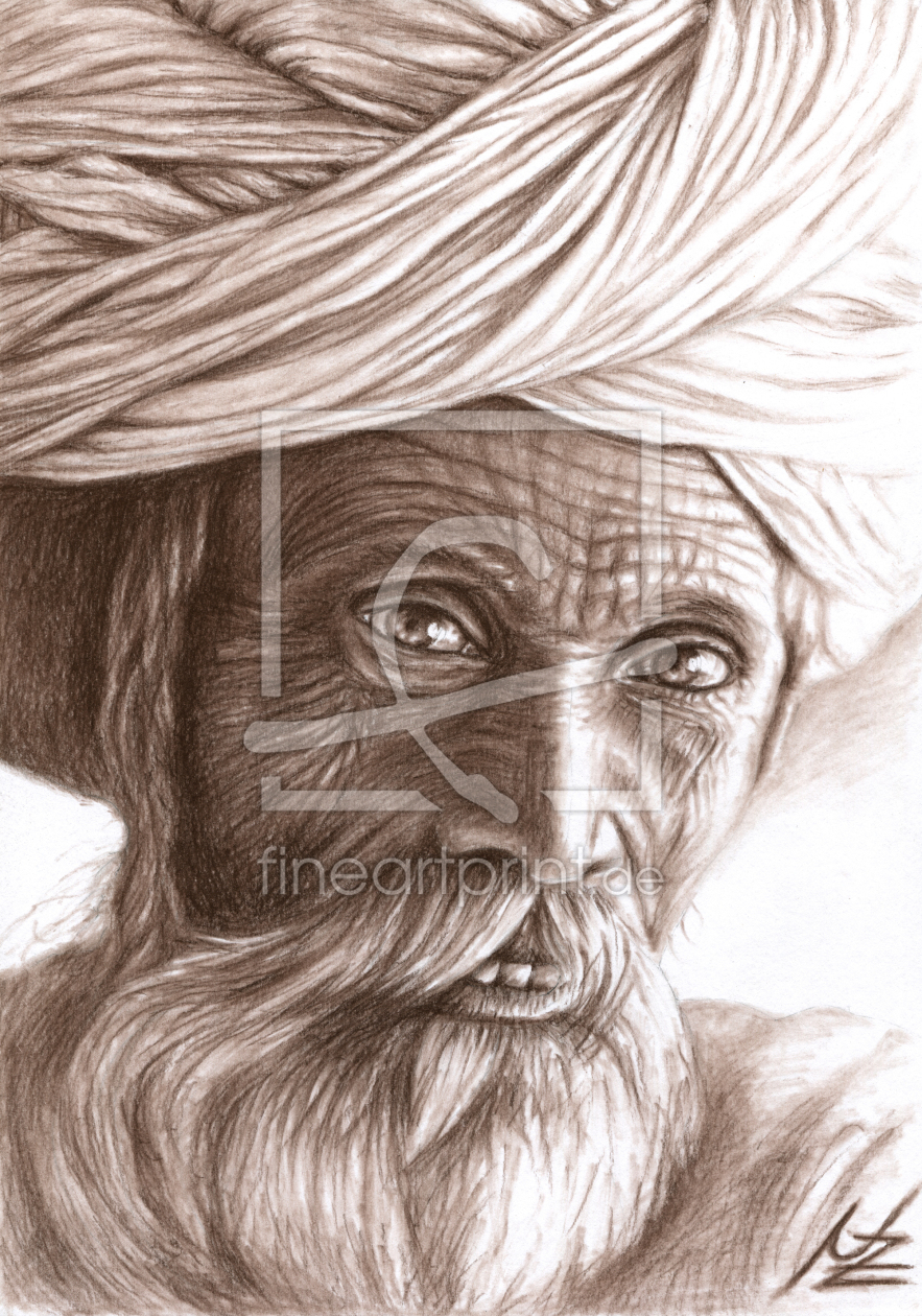 Bild-Nr.: 11112887 Mann aus Rajasthan - Rajasthan Man erstellt von NicoleZeug