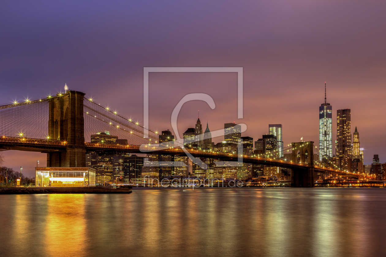 Bild-Nr.: 11122338 Brooklyn Bridge at Night erstellt von TomKli