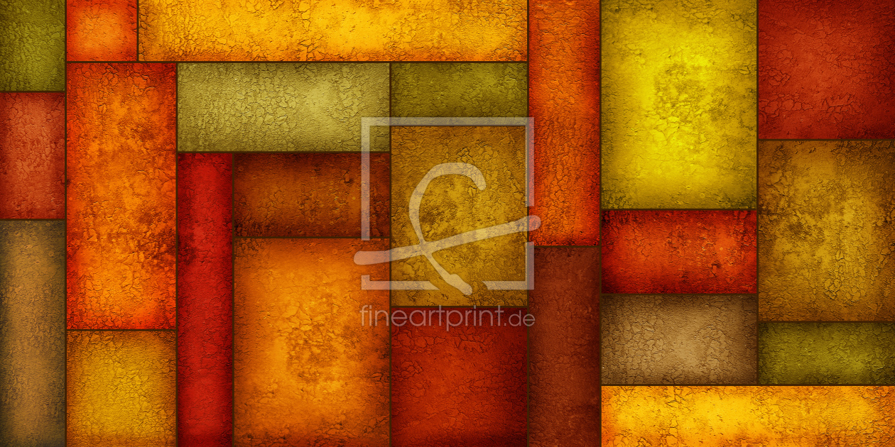 Bild-Nr.: 11169478 Mosaik 1 in warmen Farben erstellt von Mausopardia
