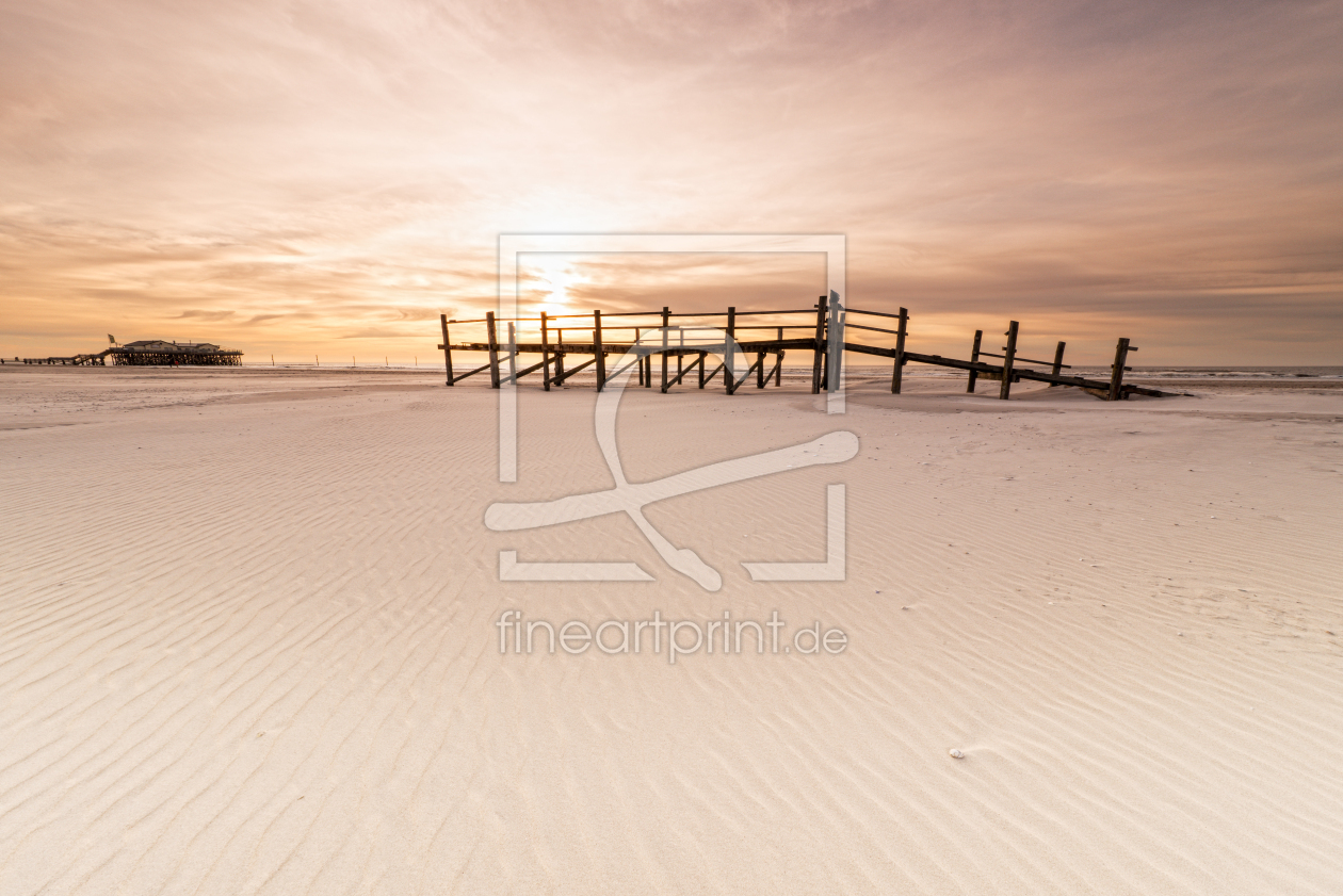 Bild-Nr.: 11211226 Sonnenuntergang am Strand von SPO erstellt von Nordbilder