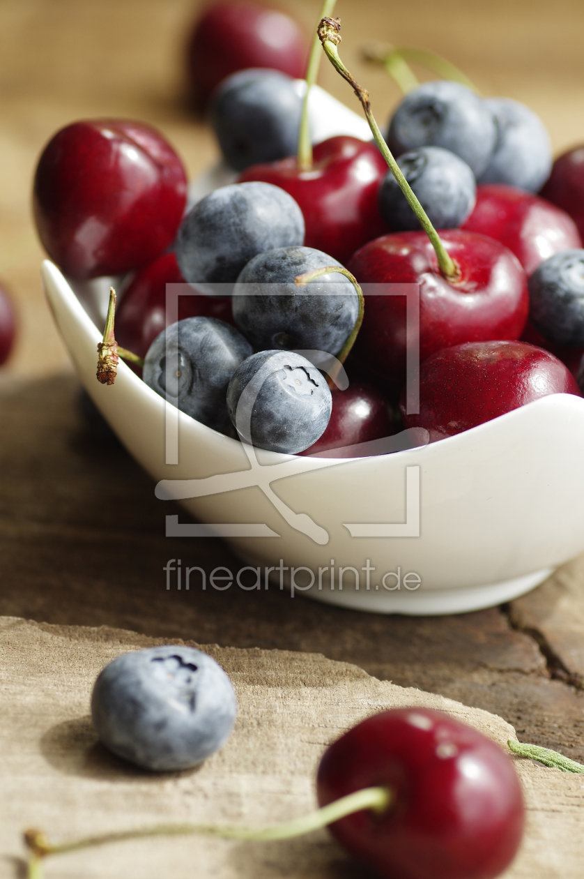 Bild-Nr.: 11279288 Frische Blaubeeren Kirschen Mix erstellt von Tanja Riedel