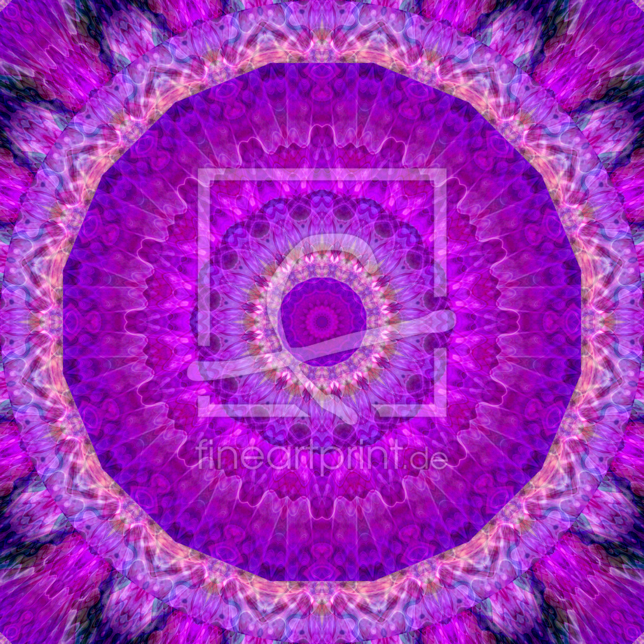 Bild-Nr.: 11334071 Mandala lila erstellt von Christine BÃ¤ssler