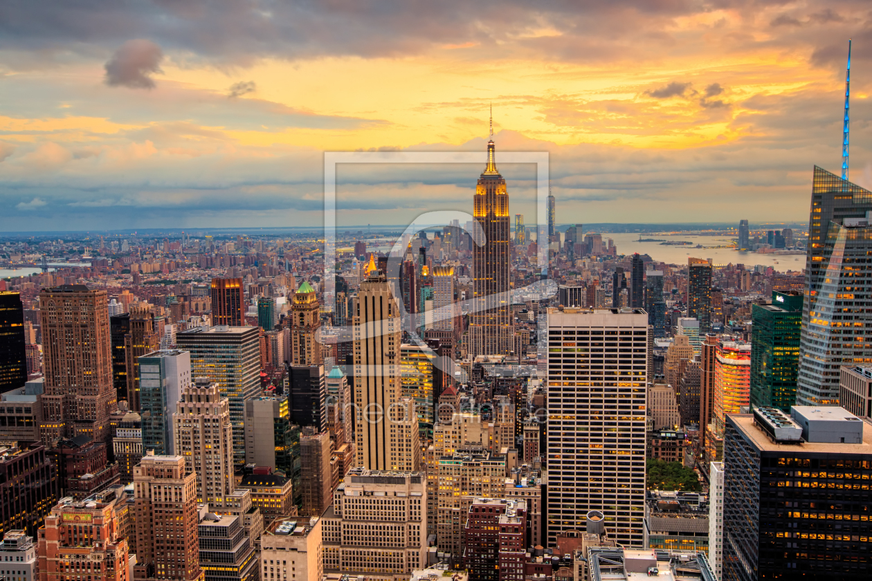 Bild-Nr.: 11362986 New York City - Sonnenuntergang Skyline Manhattan  erstellt von d-wigger