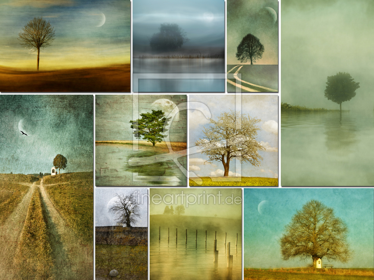Bild-Nr.: 11435644 Some Trees - Collage erstellt von manhART