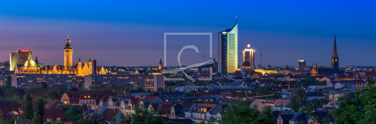 Bild-Nr.: 11501333 Skyline von Leipzig erstellt von frank-wassewitz