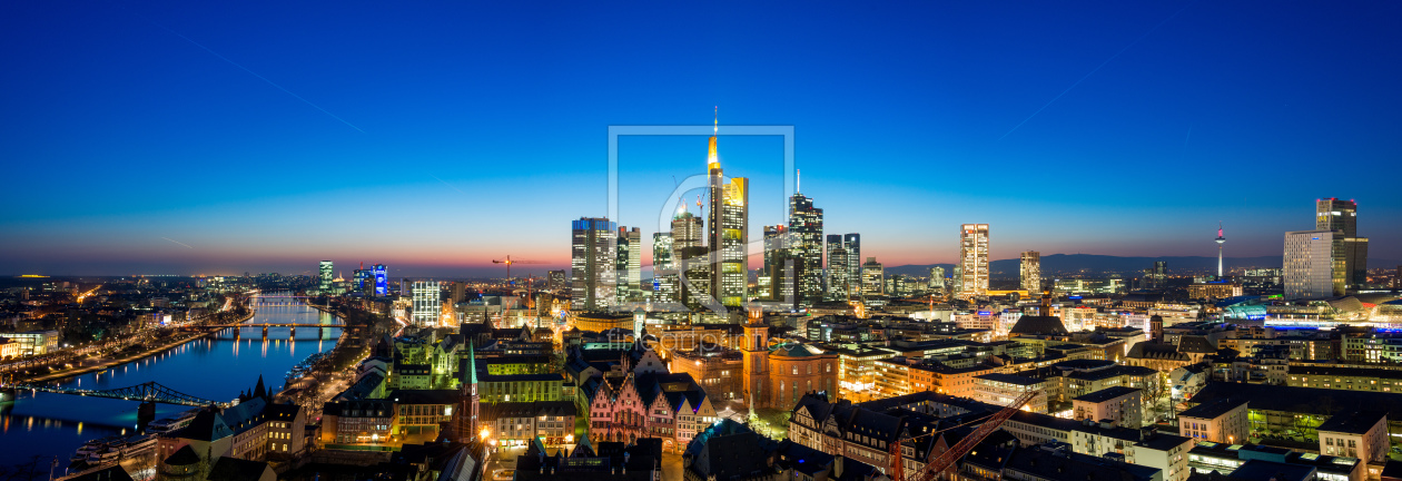 Bild-Nr.: 11630235 Frankfurt am Main Skyline Panorama erstellt von euregiophoto