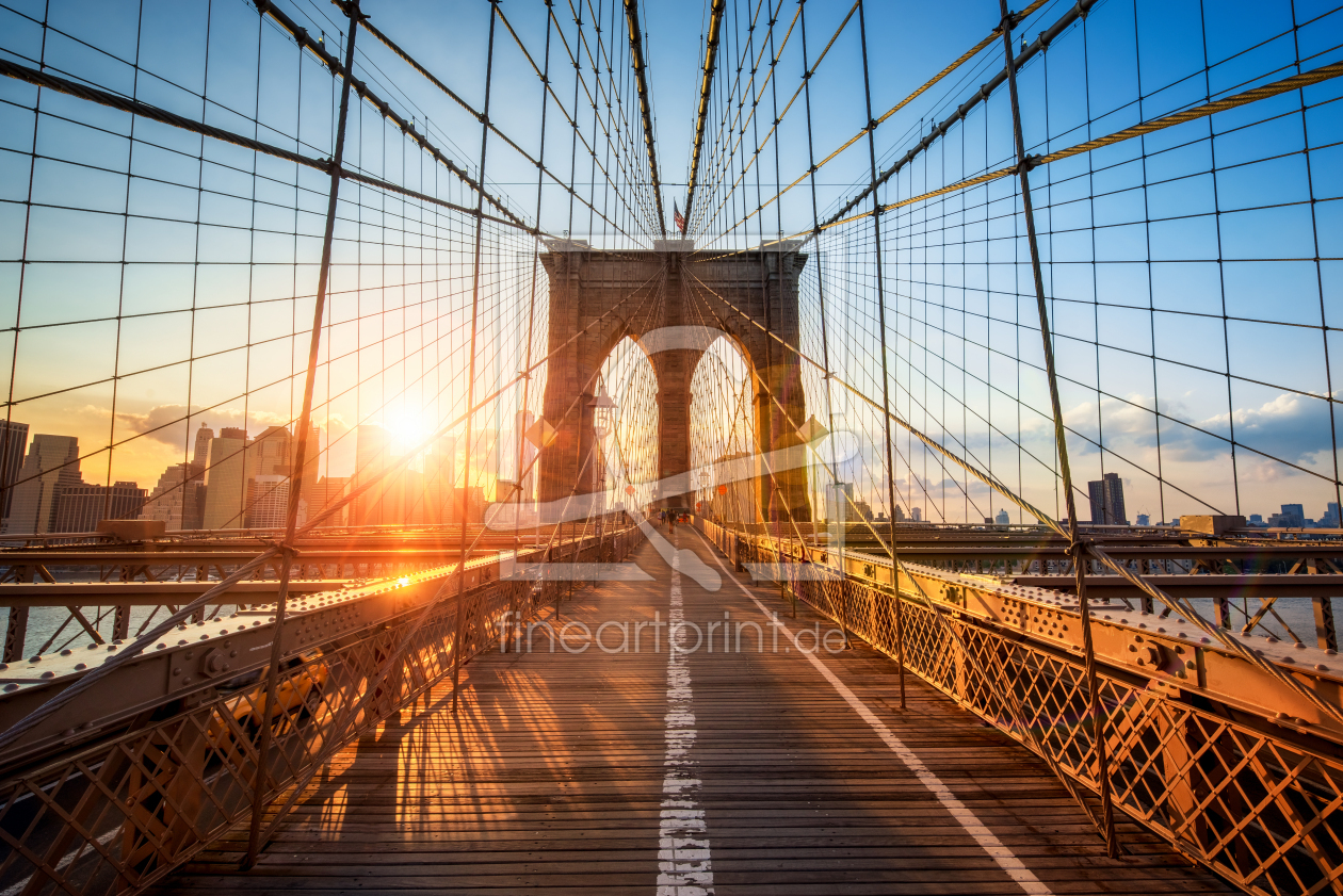 Bild-Nr.: 11713392 Brooklyn bridge in New York City erstellt von eyetronic