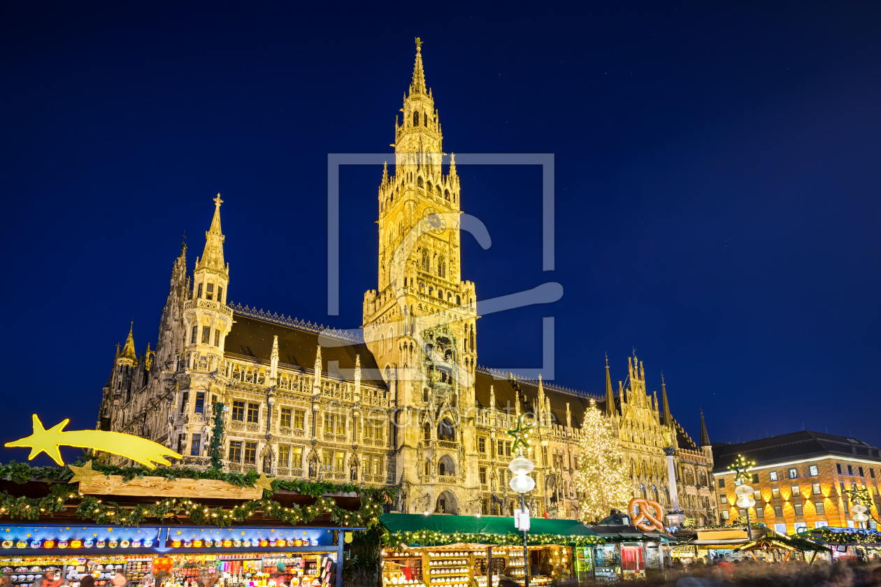 Bild-Nr.: 11829609 Weihnachtsmarkt in München erstellt von Mapics