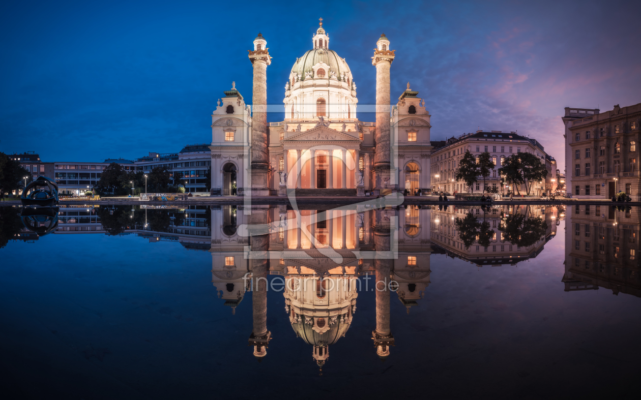 Bild-Nr.: 11853413 Wien - Karlskirche Panorama erstellt von Jean Claude Castor
