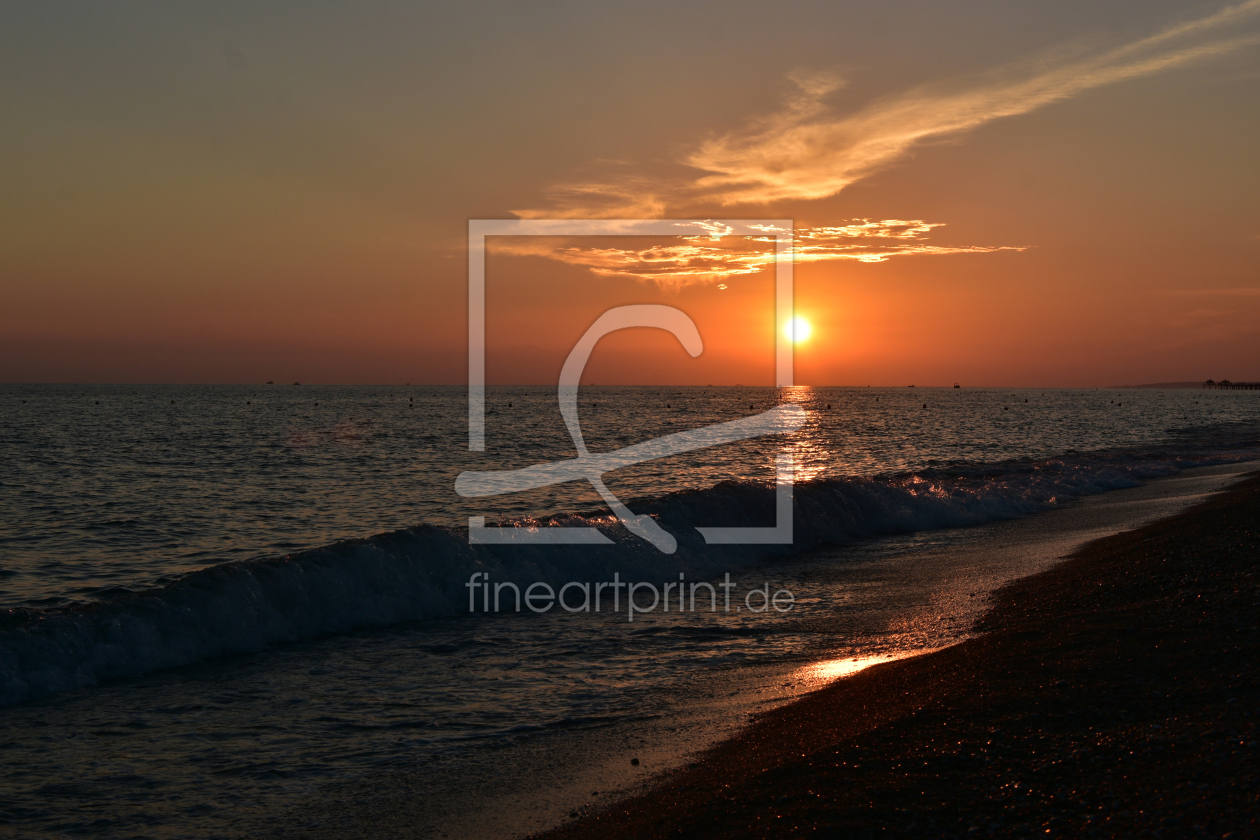 Bild-Nr.: 11901244 Sonnenuntergang am Strand erstellt von uwejaeger