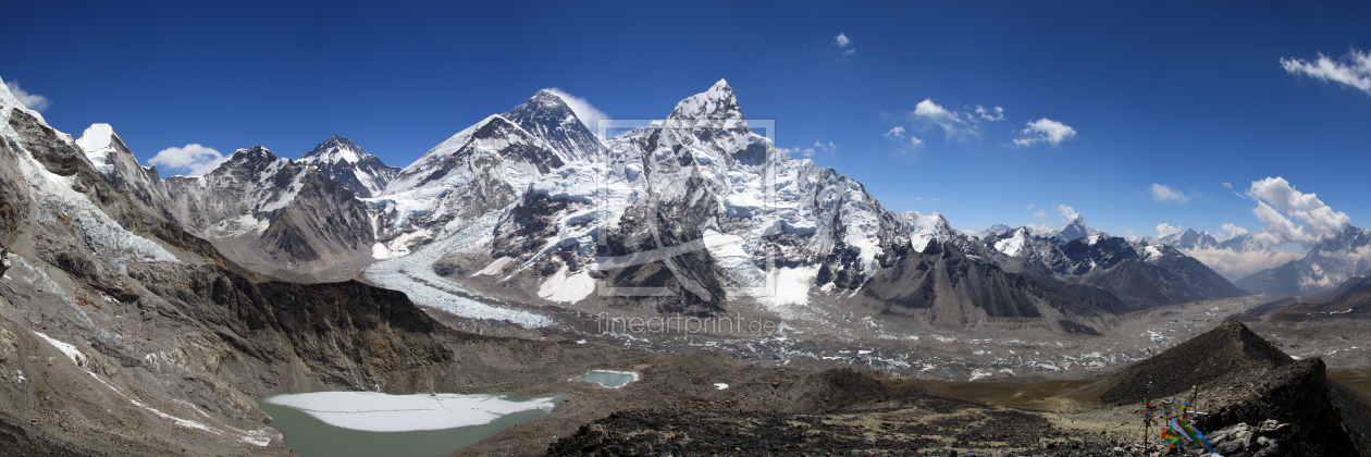 Bild-Nr.: 11901251 Mount Everest Panorama  erstellt von Gerhard Albicker