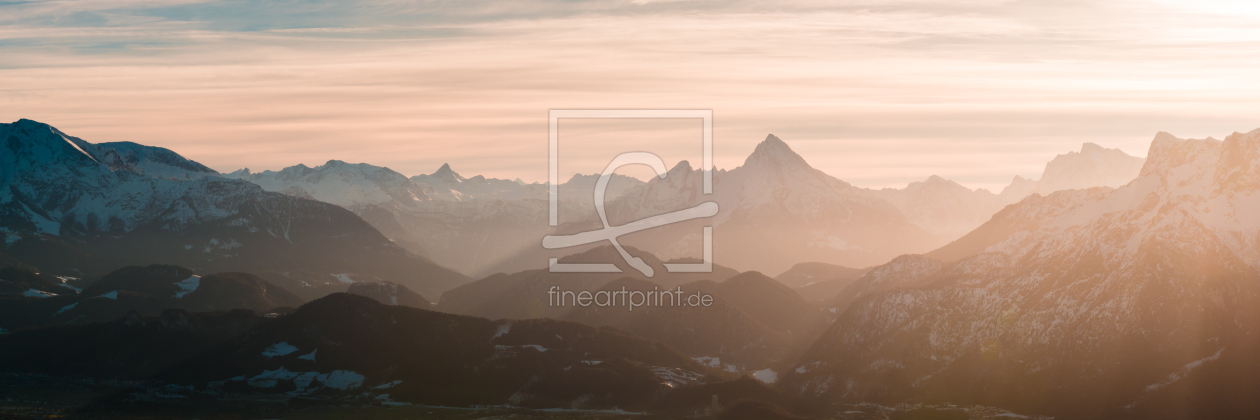 Bild-Nr.: 12042310 Berchtesgadener Alpen Panorama erstellt von Martin Wasilewski