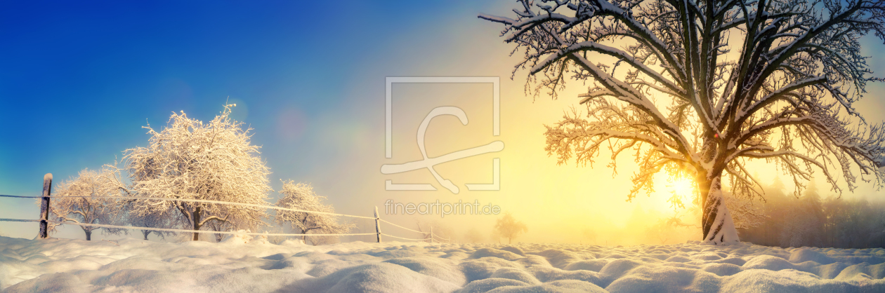 Bild-Nr.: 12106988 Panorama von stimmungsvoller Winterlandschaft erstellt von Smileus