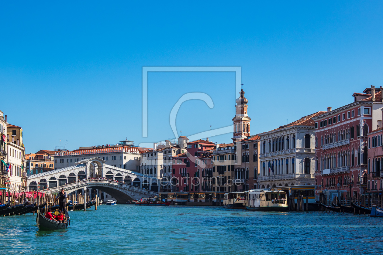 Bild-Nr.: 12116039 Blick auf die Rialto Brücke in Venedig erstellt von Rico Ködder