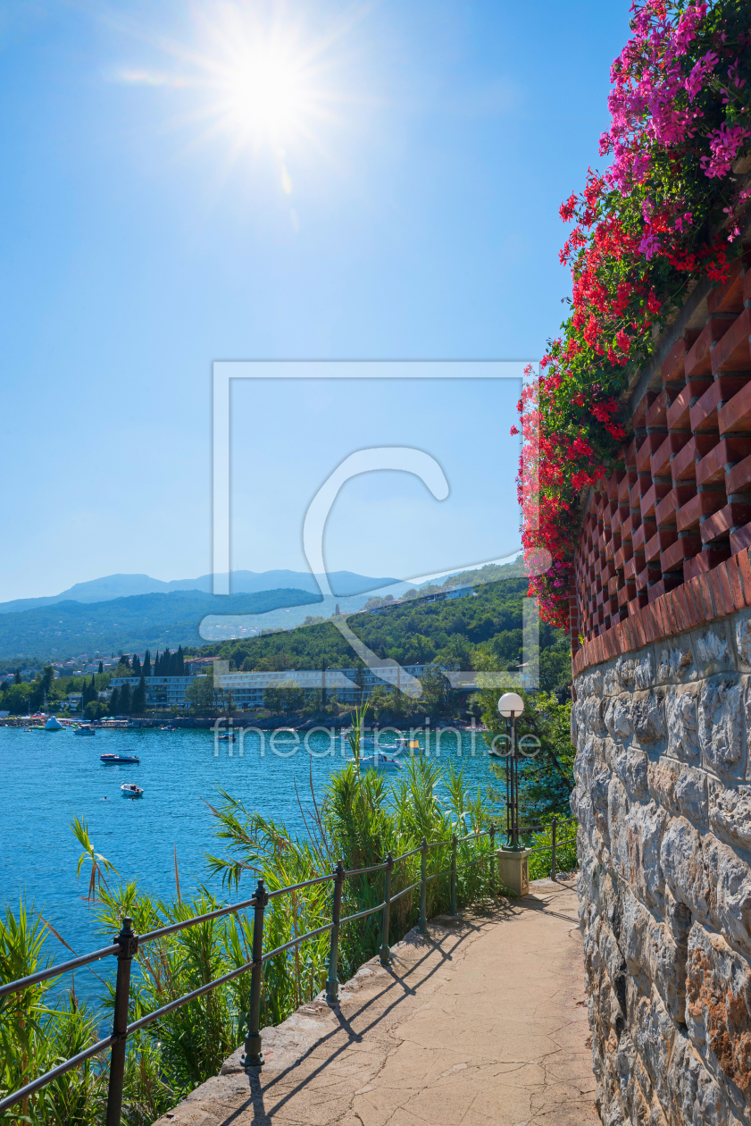 Bild-Nr.: 12130695 Uferpromenade Kvarner Bucht Icici Kroatien erstellt von SusaZoom