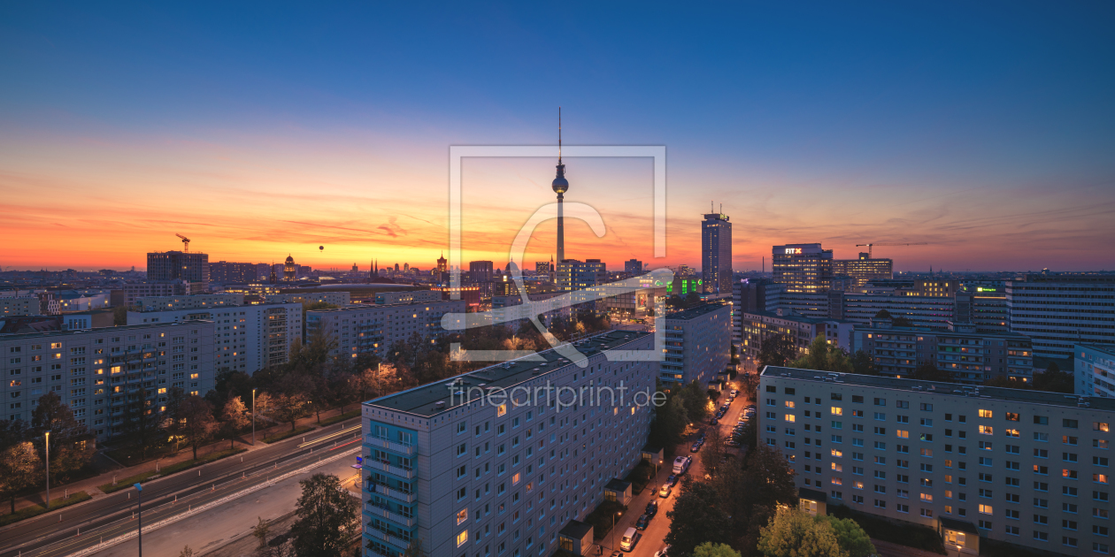 Bild-Nr.: 12134252 Berlin Skyline an der Karl Marx Allee  erstellt von Jean Claude Castor