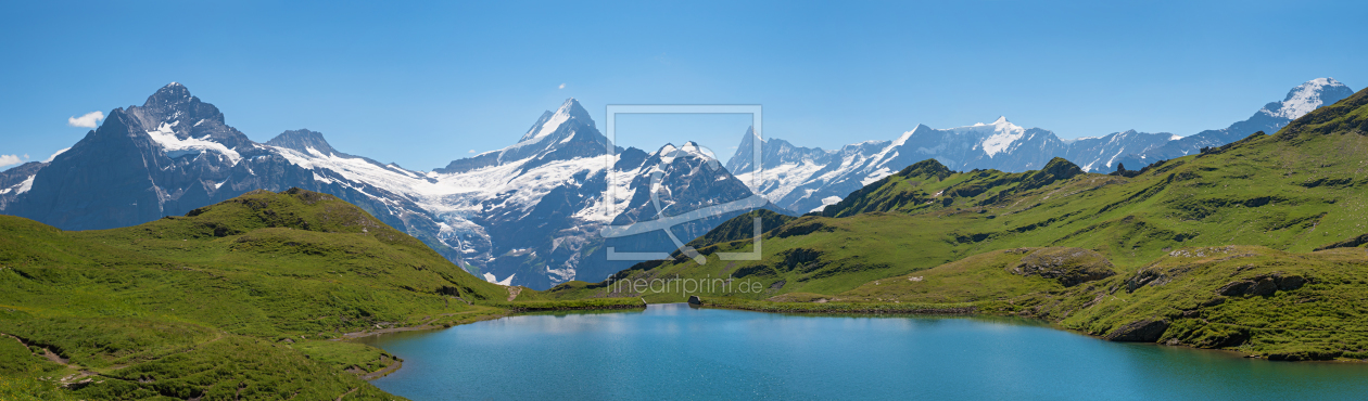 Bild-Nr.: 12162603 Bachalpsee und Alpenkette Berner Oberland Schweiz erstellt von SusaZoom