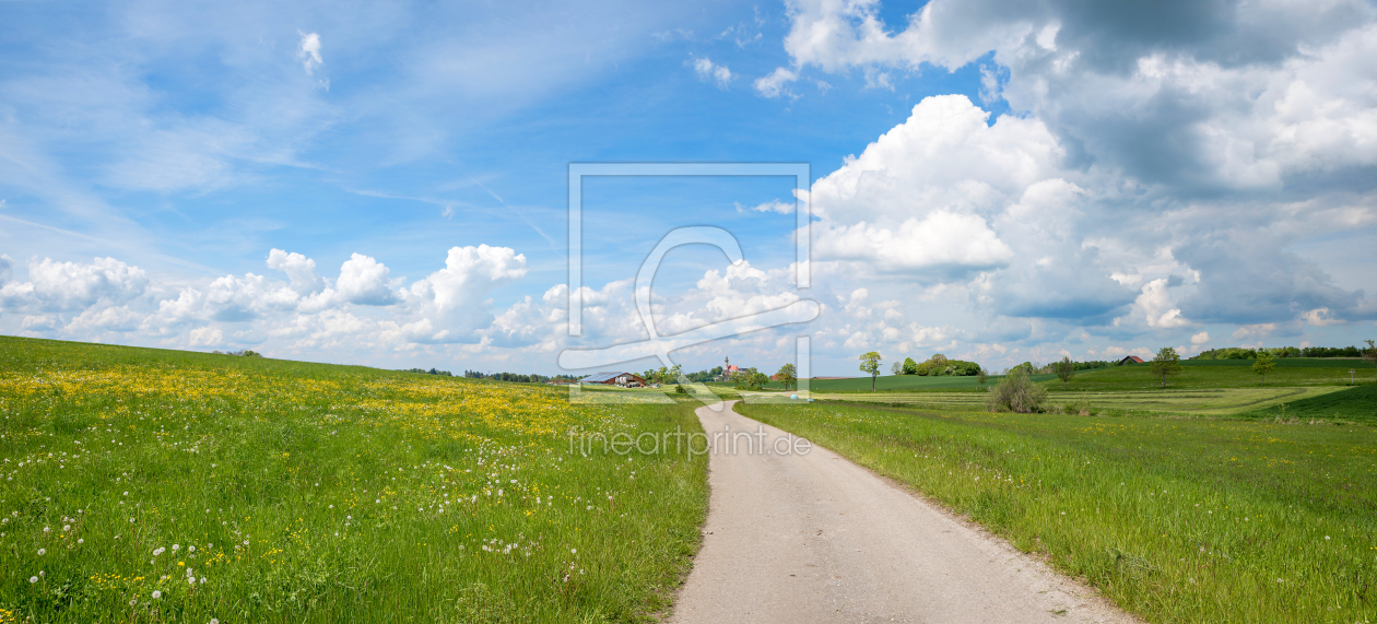 Bild-Nr.: 12170376 Wanderweg nach Andechs Frühlingslandschaft Bayern erstellt von SusaZoom