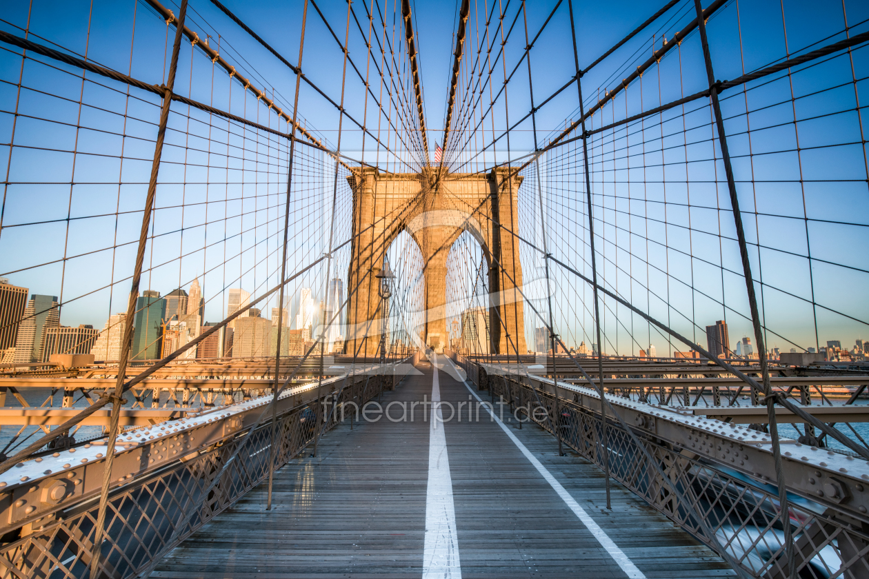 Bild-Nr.: 12170977 Brooklyn Bridge bei Sonnenaufgang erstellt von eyetronic