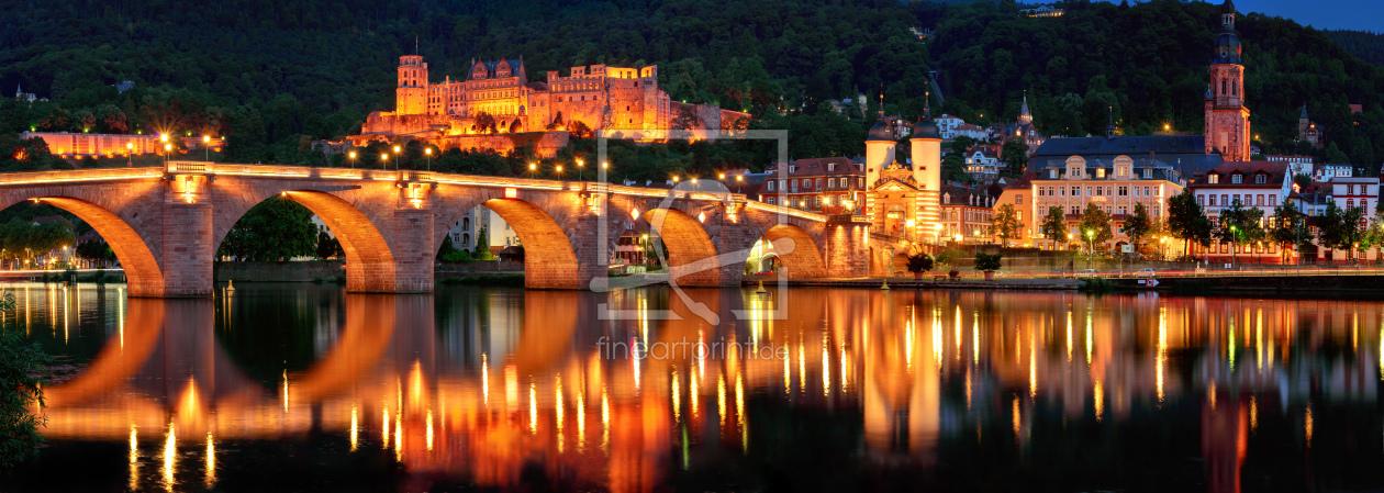 Bild-Nr.: 12171703 Panorama von Heidelberg in Abendstimmung erstellt von Smileus