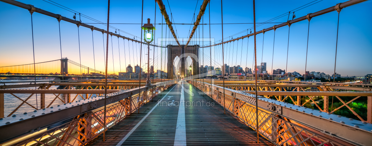 Bild-Nr.: 12172035 Brooklyn Bridge Panorama erstellt von eyetronic