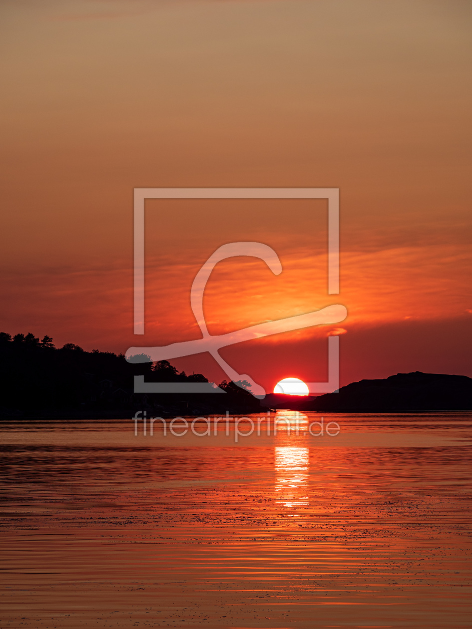 Bild-Nr.: 12172050 Sonnenuntergang in Schweden erstellt von Rico Ködder