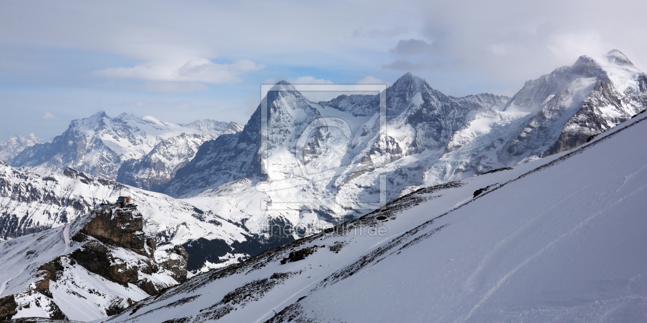 Bild-Nr.: 12184165 Eiger-Mönch-Jungfrau Panorama erstellt von Bettina Schnittert