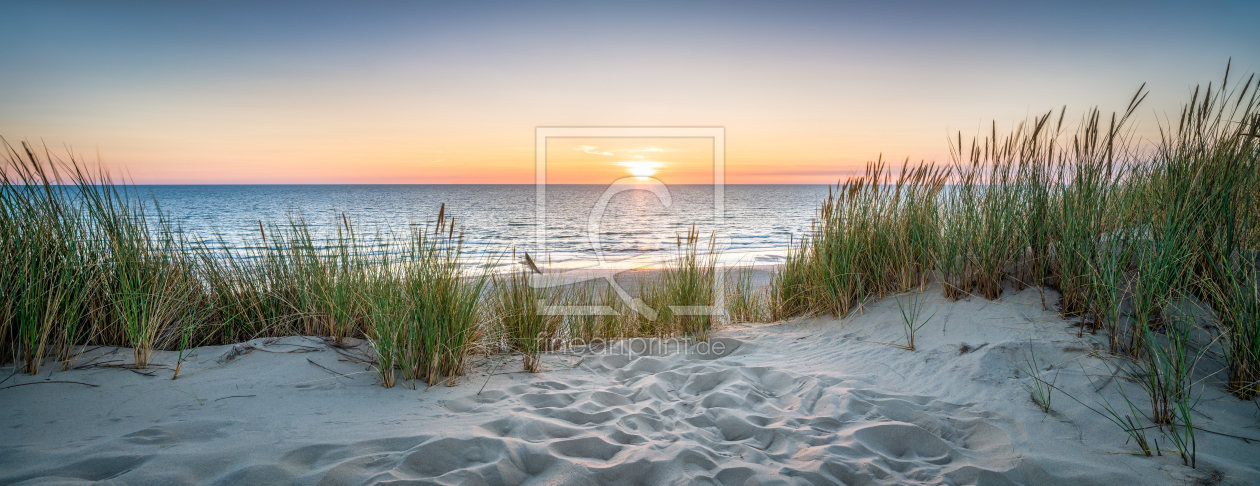 Bild-Nr.: 12188168 Sonnenuntergang am Dünenstrand erstellt von eyetronic