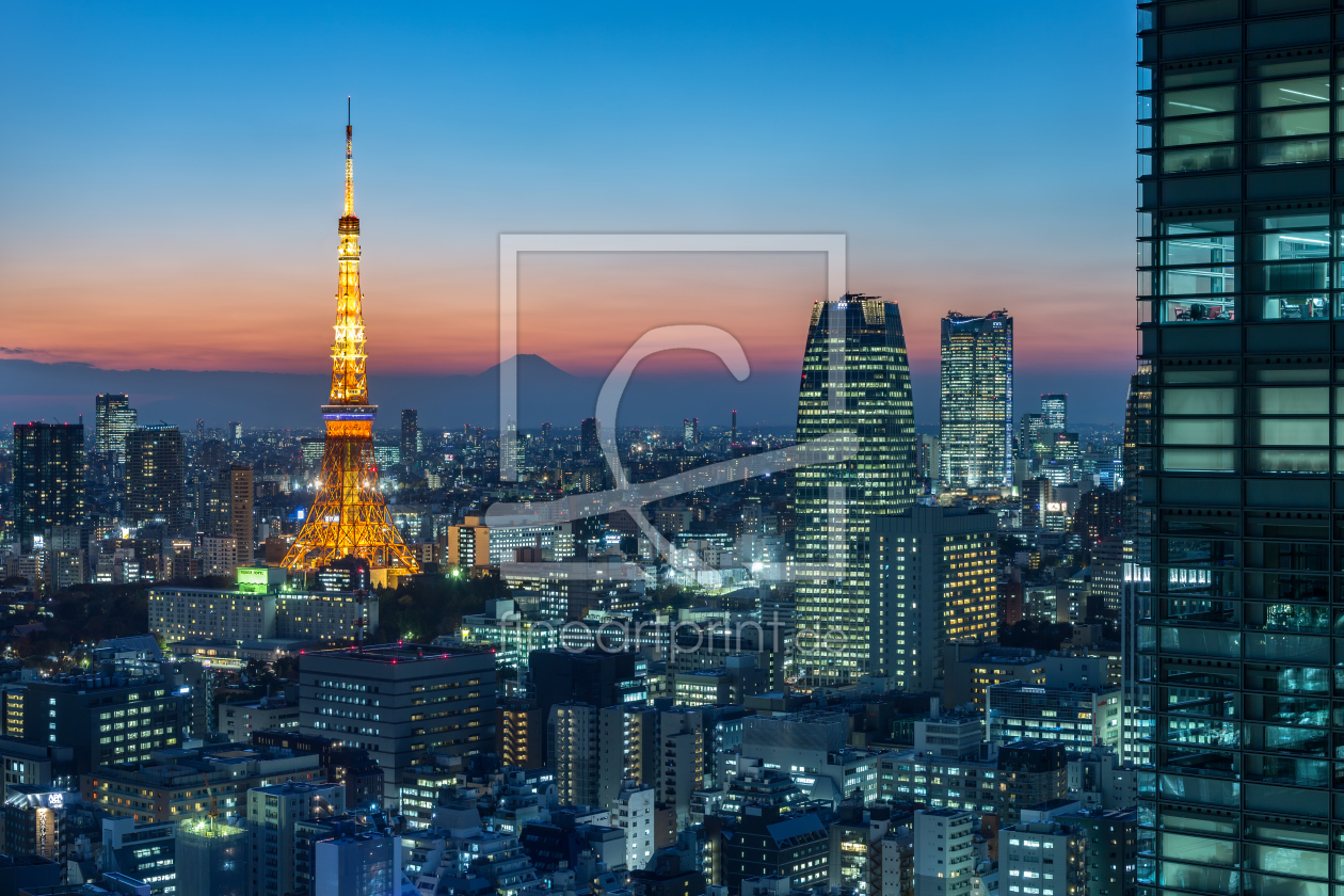 Bild-Nr.: 12227427 Tokyo bei Nacht erstellt von eyetronic