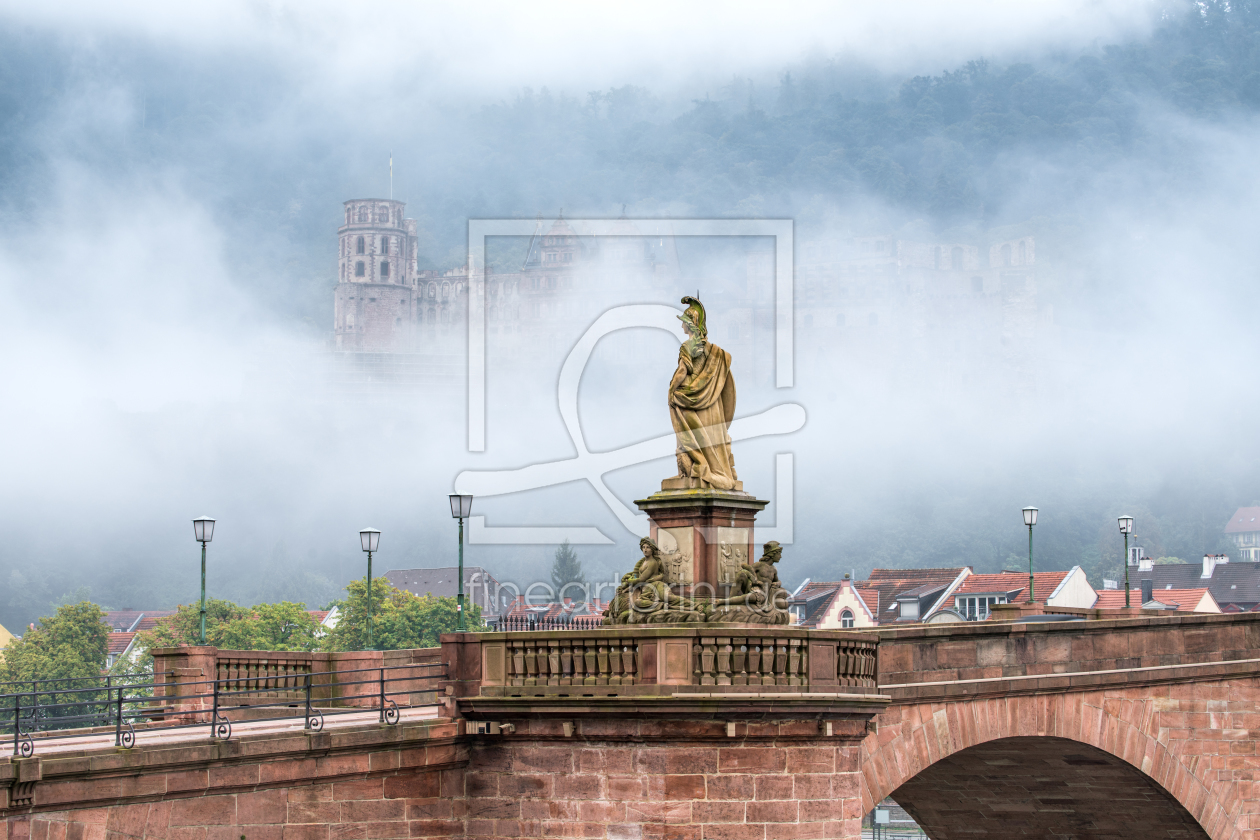 Bild-Nr.: 12227906 Alte Brücke im Nebel erstellt von eyetronic