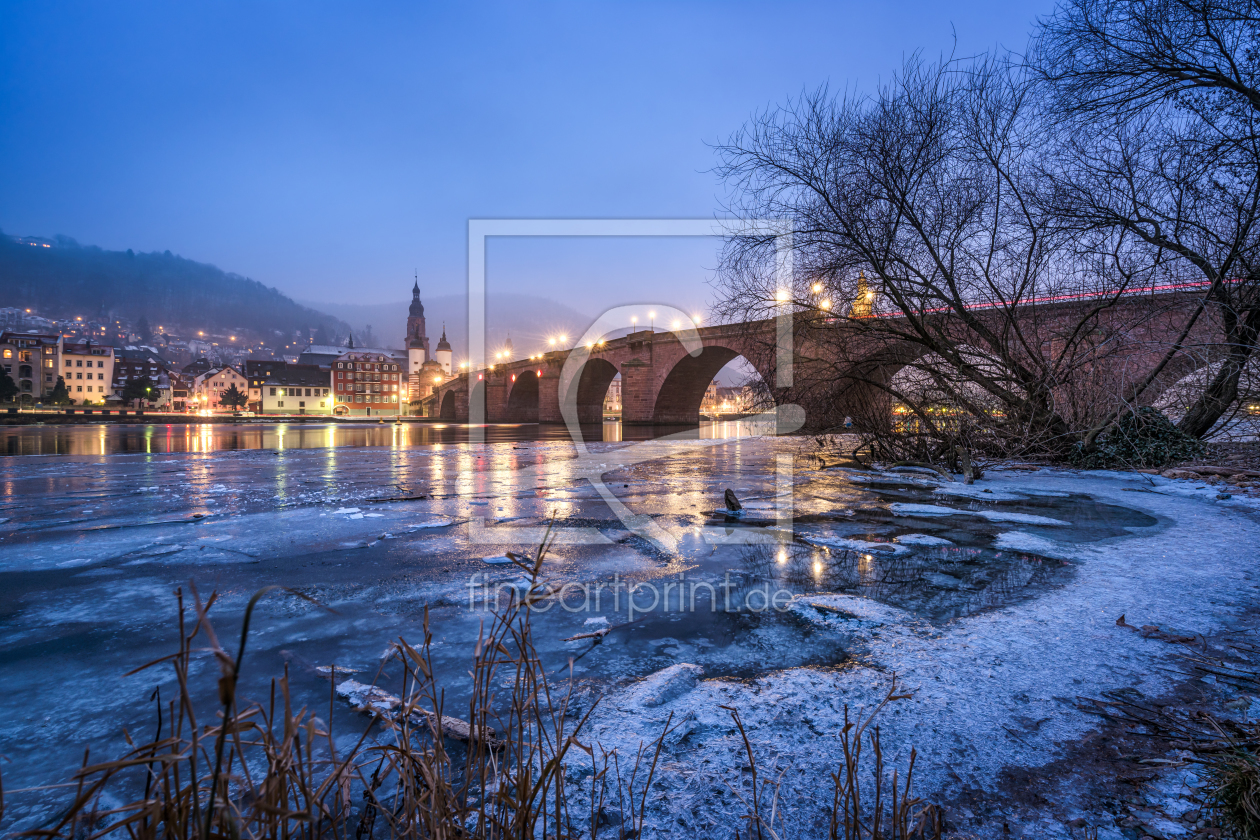 Bild-Nr.: 12228366 Alte Brücke im Winter erstellt von eyetronic