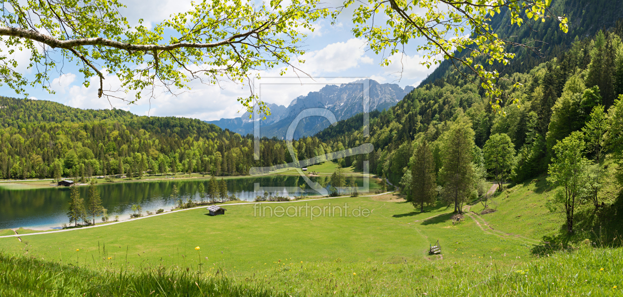 Bild-Nr.: 12228372 Ferchensee und Karwendel Frühling in Oberbayern erstellt von SusaZoom