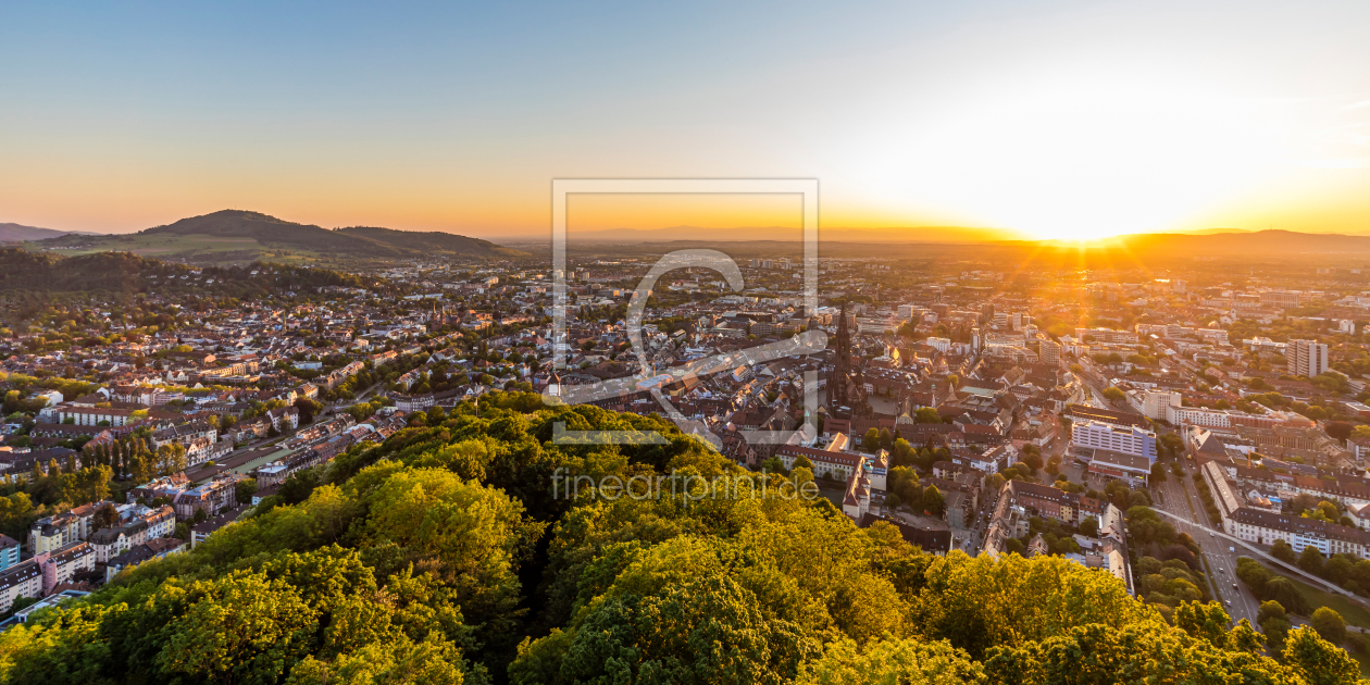 Bild-Nr.: 12228982 Freiburg im Breisgau bei Sonnenuntergang erstellt von dieterich