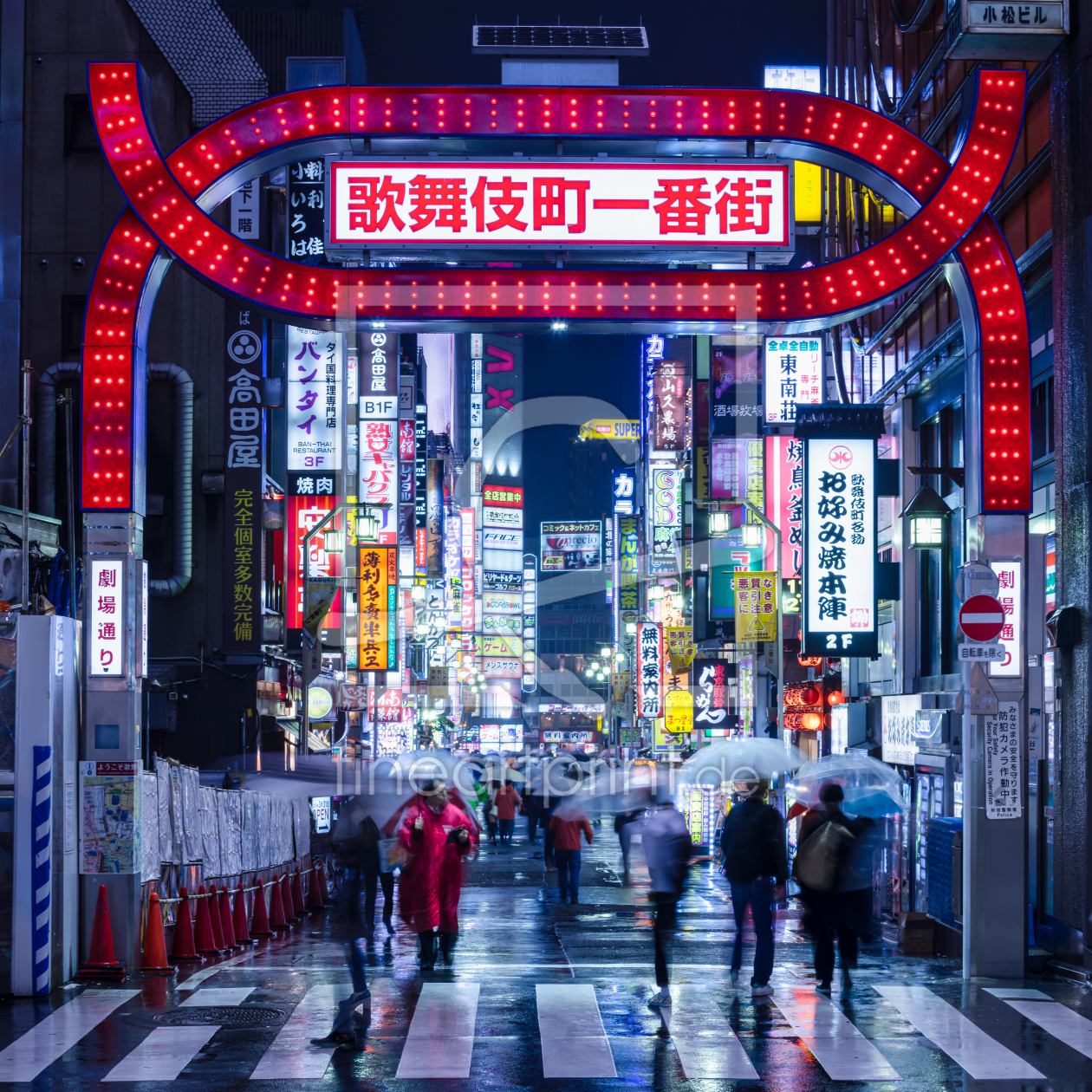 Bild-Nr.: 12229258 Kabukicho Rotlichtviertel in Tokyo erstellt von eyetronic