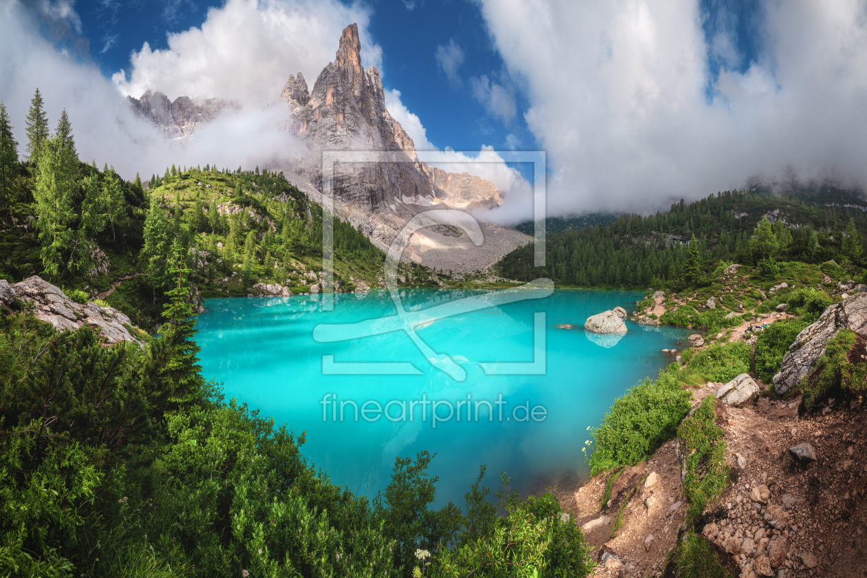 Bild-Nr.: 12243709 Lago di Sorapis Alto Adige Panorama erstellt von Jean Claude Castor