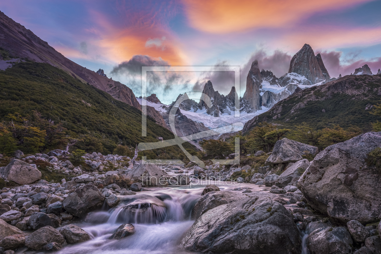 Bild-Nr.: 12294843 Sonnenuntergang in den patagonischen Anden - Mount erstellt von Dieter Dieter Meyrl