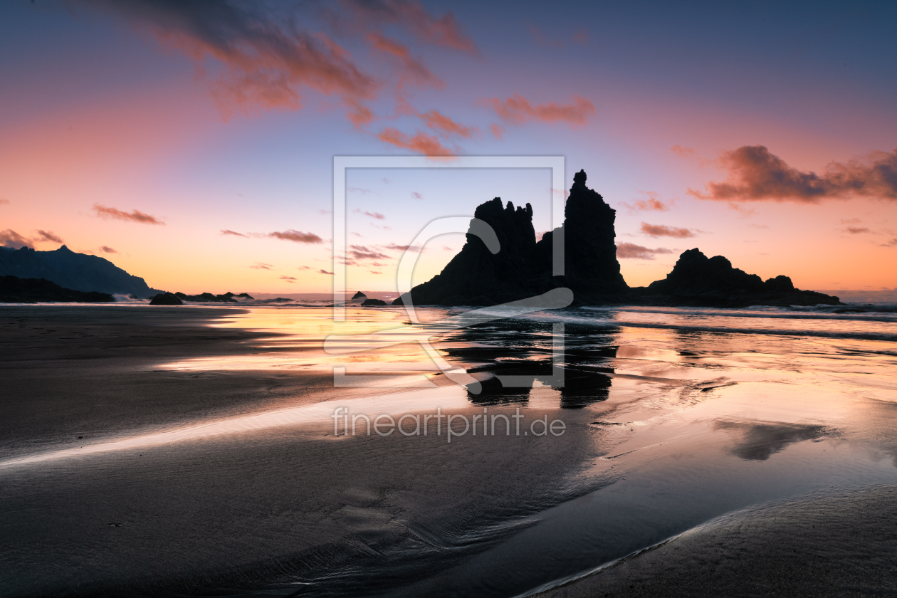 Bild-Nr.: 12296265 Strand auf Teneriffa im Sonnenuntergang erstellt von FotoPictures