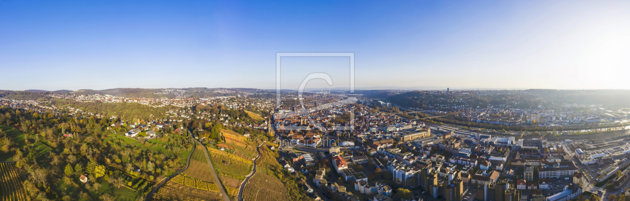 Bild-Nr.: 12297217 Panorama Luftbild Esslingen am Neckar erstellt von dieterich