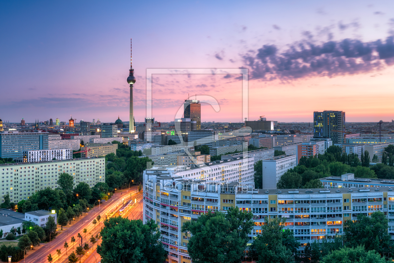 Bild-Nr.: 12357963 Sonnenuntergang über den Dächern von Berlin erstellt von eyetronic