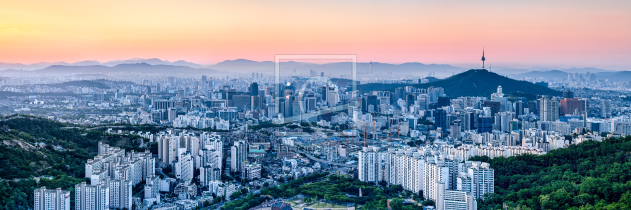 Bild-Nr.: 12359742 Seoul Panorama erstellt von eyetronic