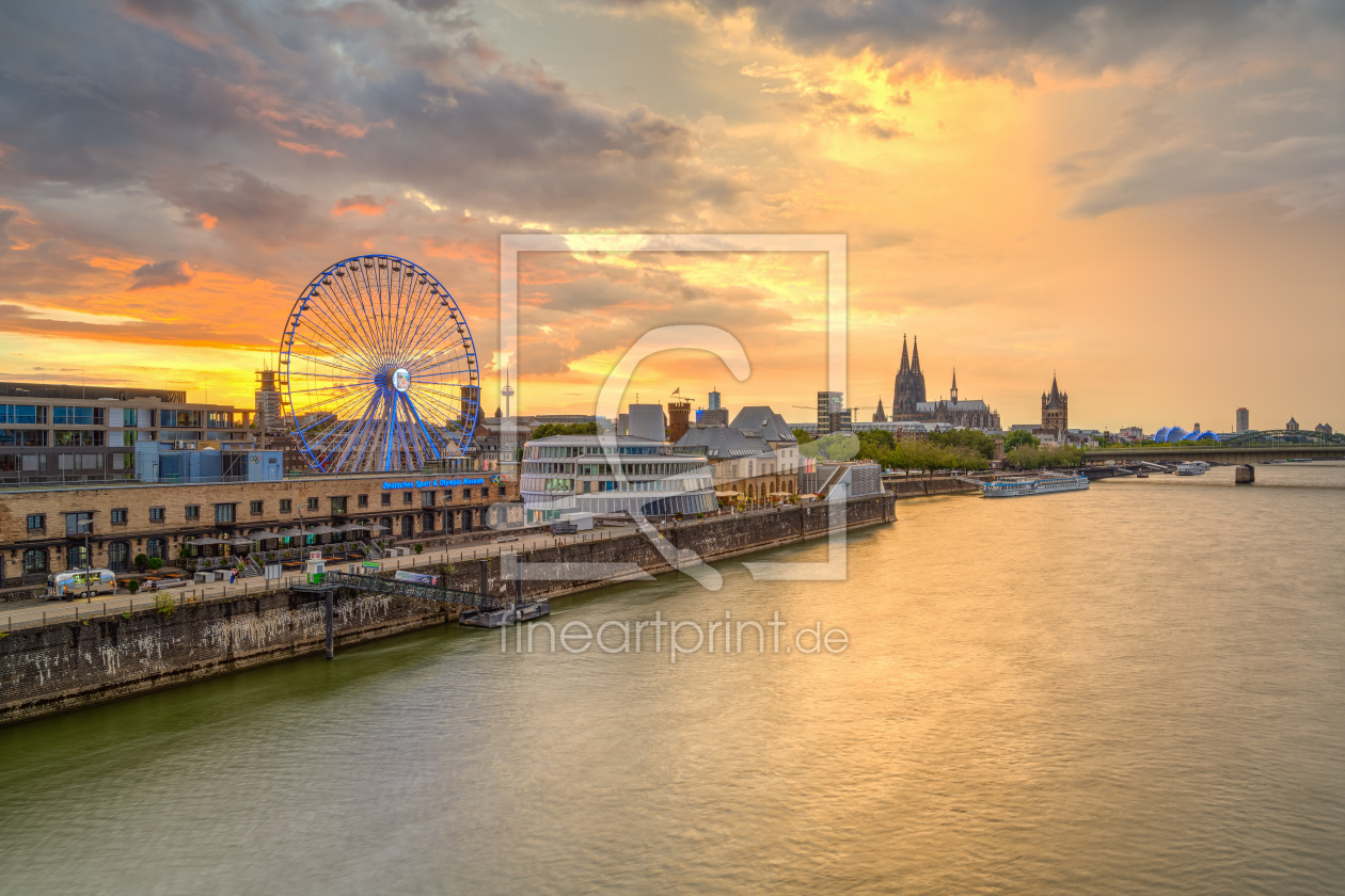 Bild-Nr.: 12372559 Köln Skyline erstellt von Michael Valjak
