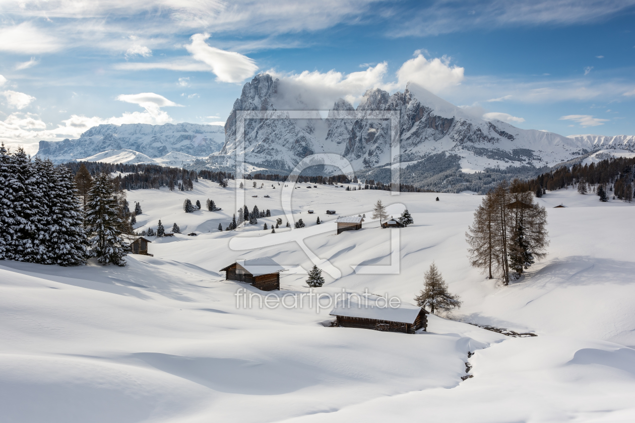 Bild-Nr.: 12377911 Winter auf der Seiser Alm in Südtirol erstellt von Michael Valjak